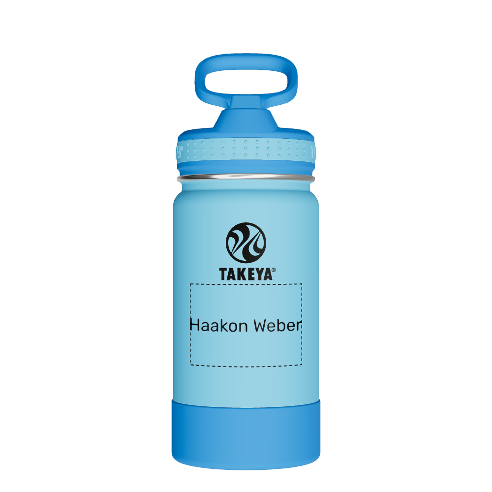 Actives Kids Water Bottle With Straw Lid - customized