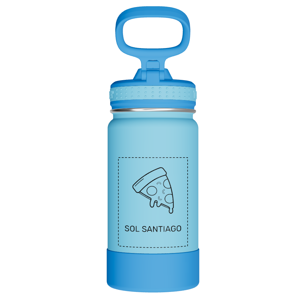 Actives Kids Water Bottle With Straw Lid - customized