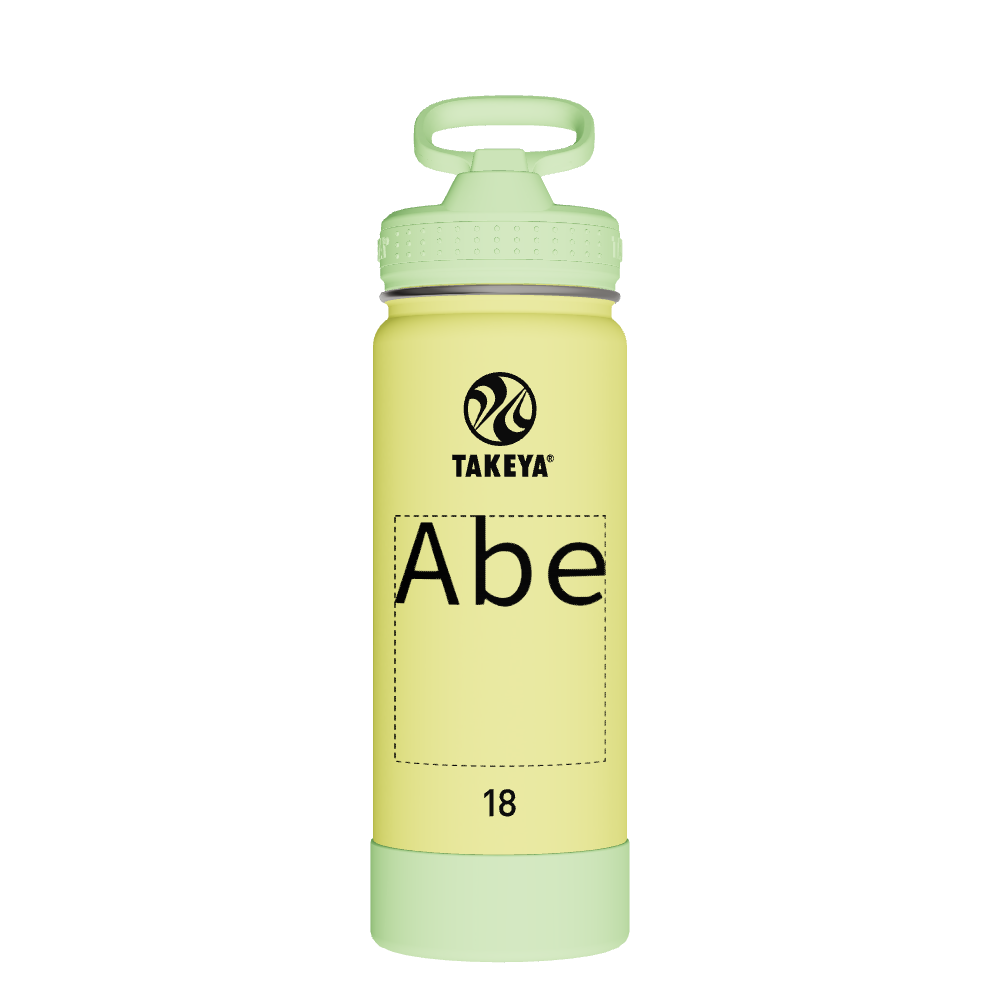 Actives Kids Glow In The Dark Water Bottle With Straw Lid - customized