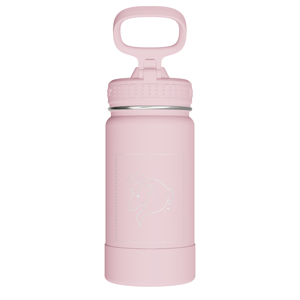 Actives Kids Water Bottle With Straw Lid - customized