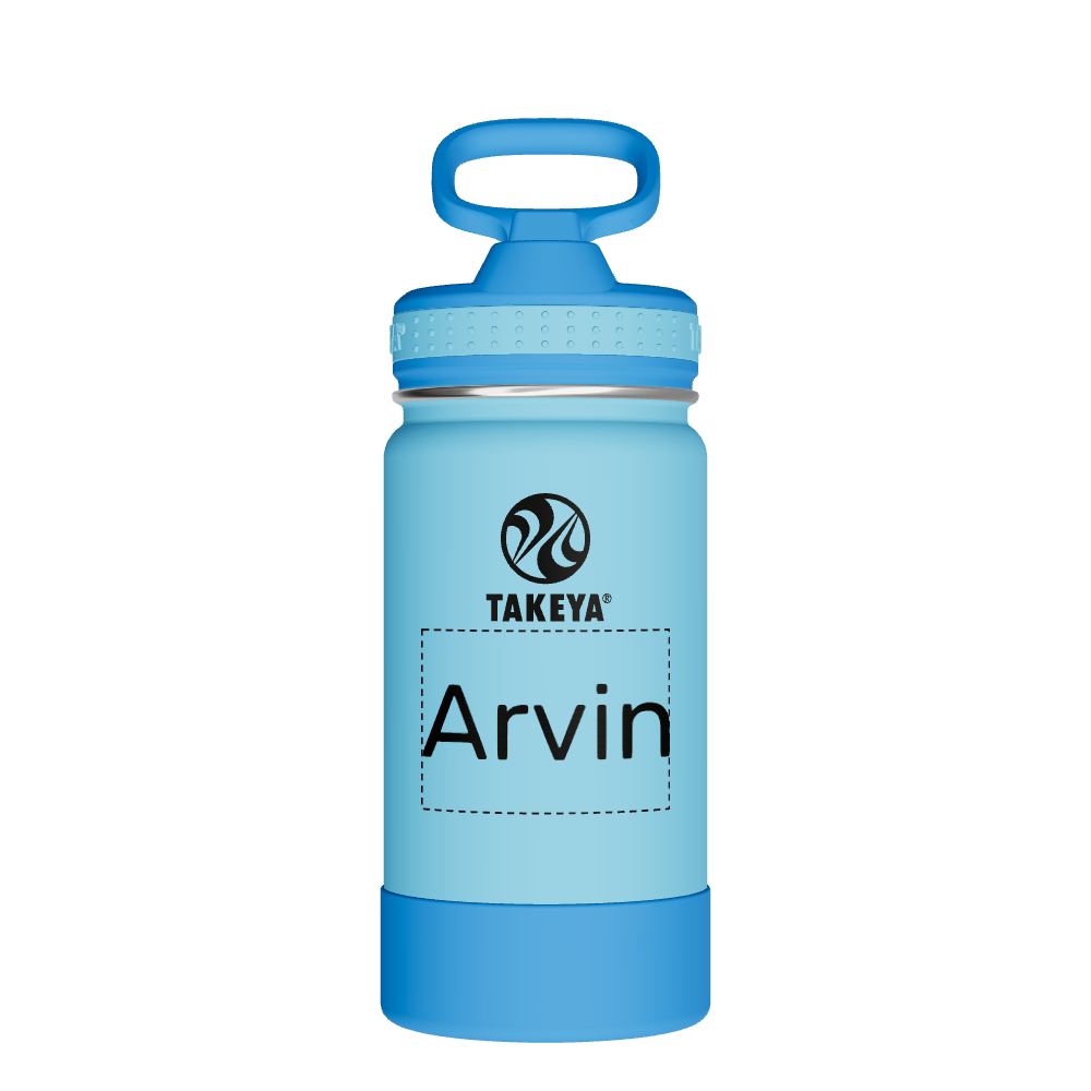 Actives Kids Water Bottle With Straw Lid - customized