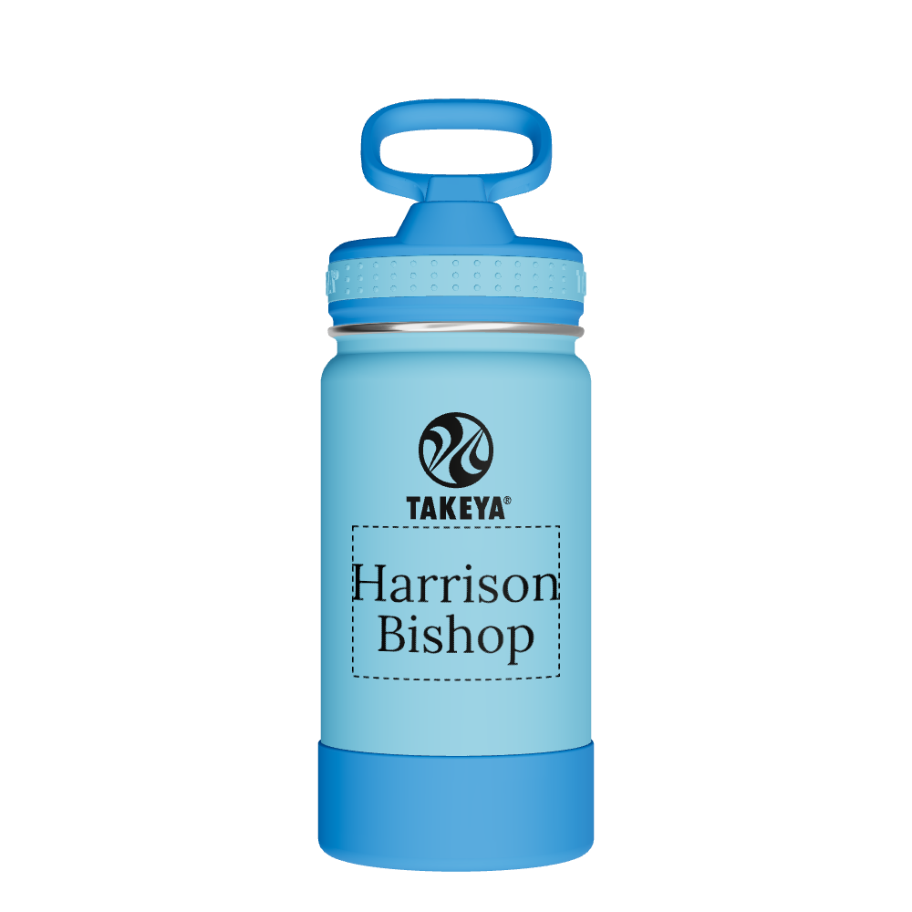 Actives Kids Water Bottle With Straw Lid - customized