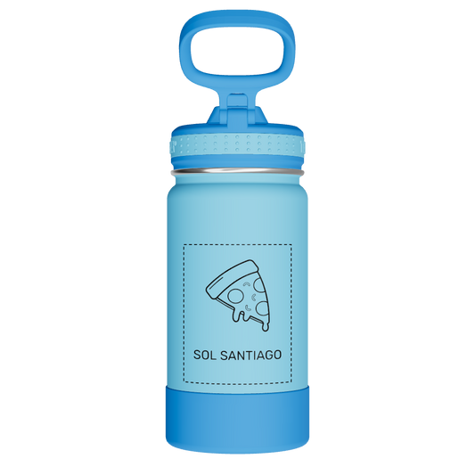 Actives Kids Water Bottle With Straw Lid - customized
