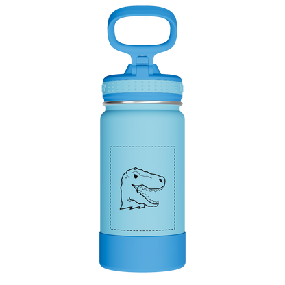 Actives Kids Water Bottle With Straw Lid - customized