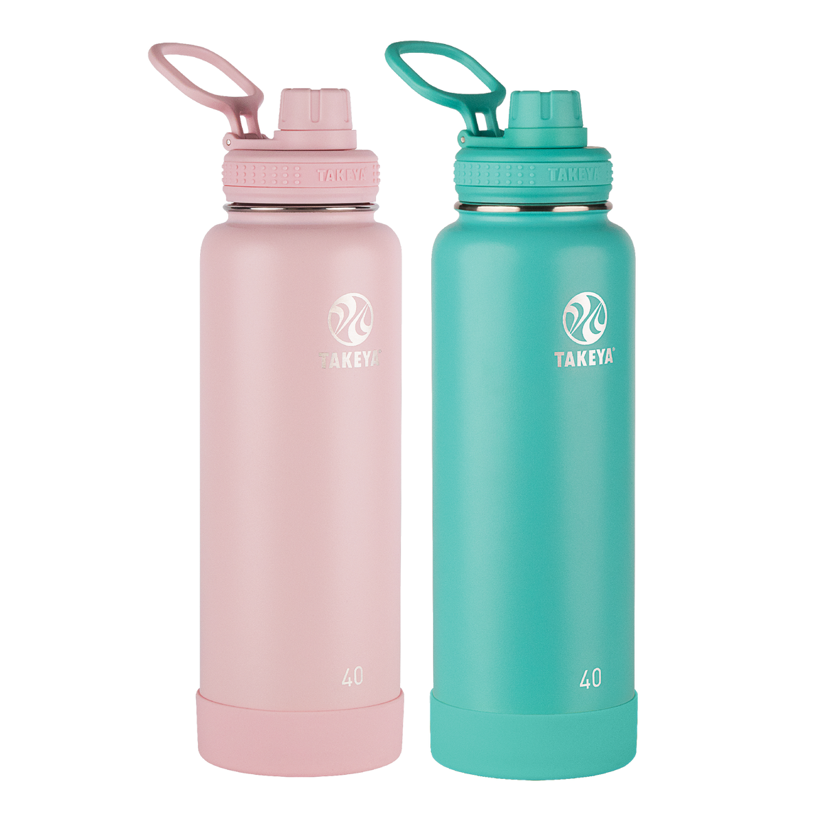 40oz Blush/Teal