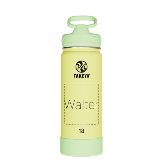 Actives Kids Glow In The Dark Water Bottle With Straw Lid - customized