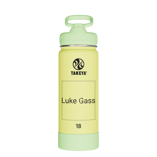 Actives Kids Glow In The Dark Water Bottle With Straw Lid - customized