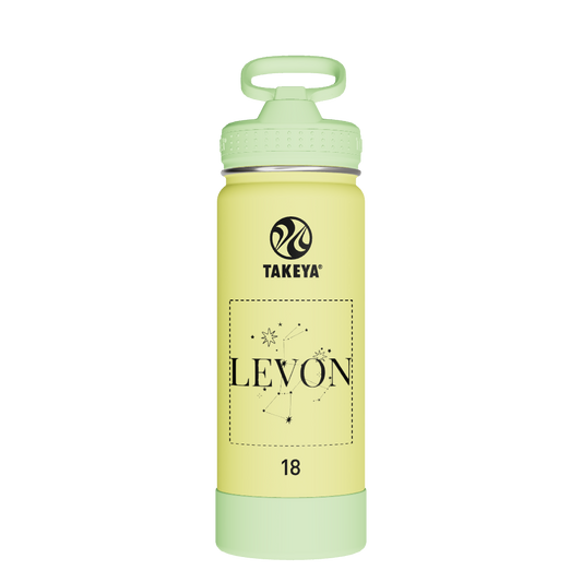 Actives Kids Glow In The Dark Water Bottle With Straw Lid - customized