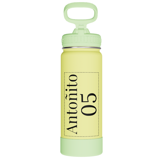 Actives Kids Glow In The Dark Water Bottle With Straw Lid - customized