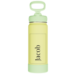 Actives Kids Glow In The Dark Water Bottle With Straw Lid - customized