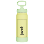 Actives Kids Glow In The Dark Water Bottle With Straw Lid - customized