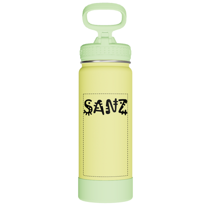 Actives Kids Glow In The Dark Water Bottle With Straw Lid - customized