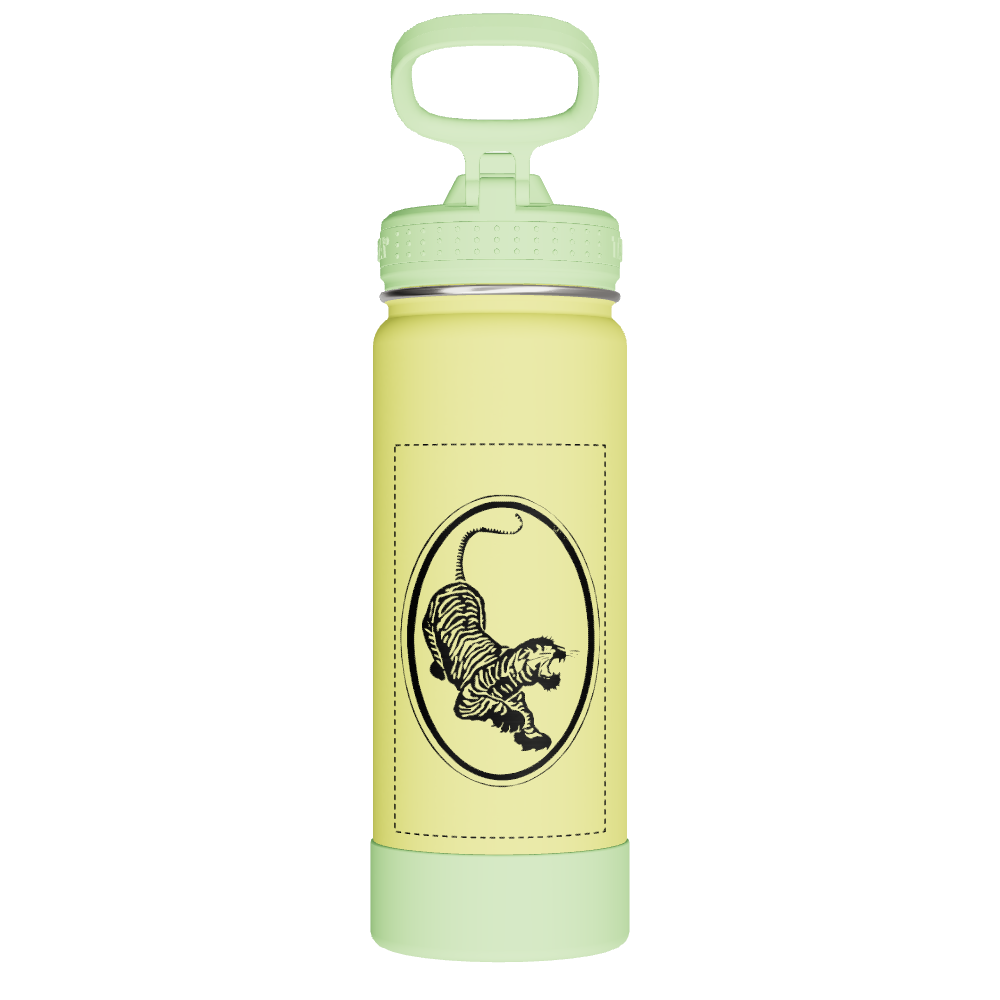 Actives Kids Glow In The Dark Water Bottle With Straw Lid - customized