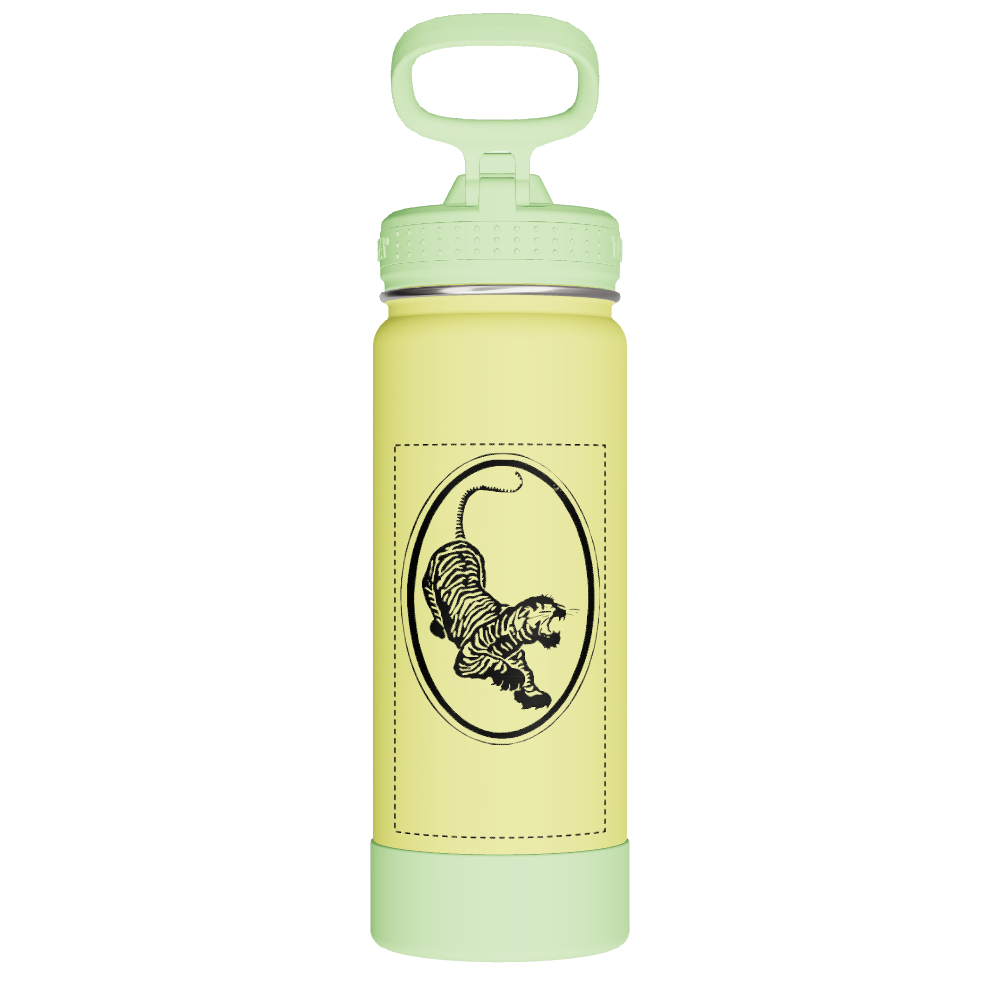 Actives Kids Glow In The Dark Water Bottle With Straw Lid - customized