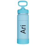 Actives Kids Glow In The Dark Water Bottle With Straw Lid - customized
