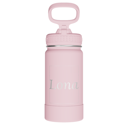 Actives Kids Water Bottle With Straw Lid - customized