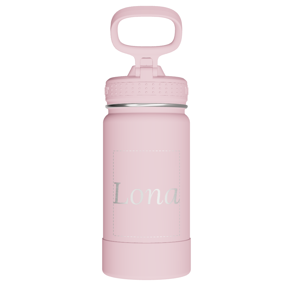 Actives Kids Water Bottle With Straw Lid - customized