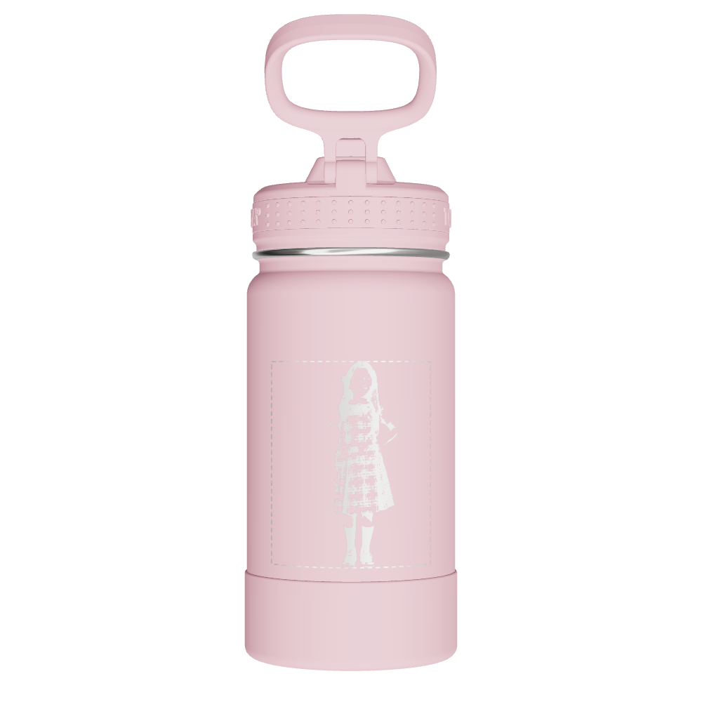 Actives Kids Water Bottle With Straw Lid - customized