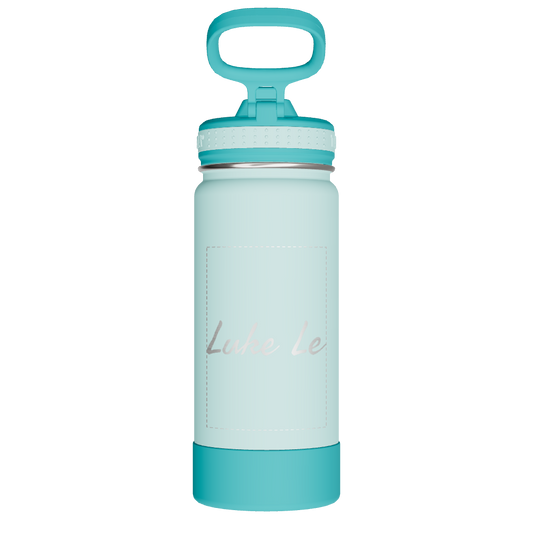 Actives Kids Water Bottle With Straw Lid - customized