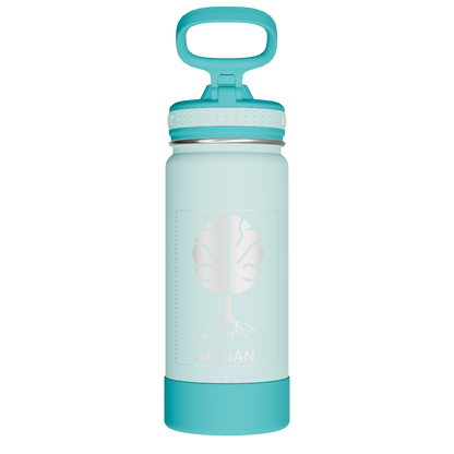 Actives Kids Water Bottle With Straw Lid - customized