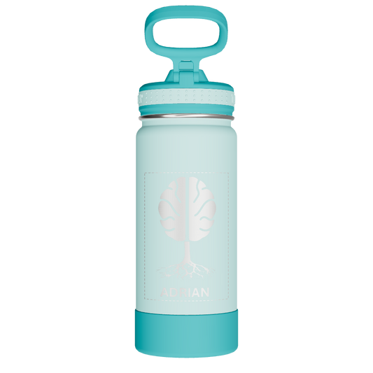 Actives Kids Water Bottle With Straw Lid - customized