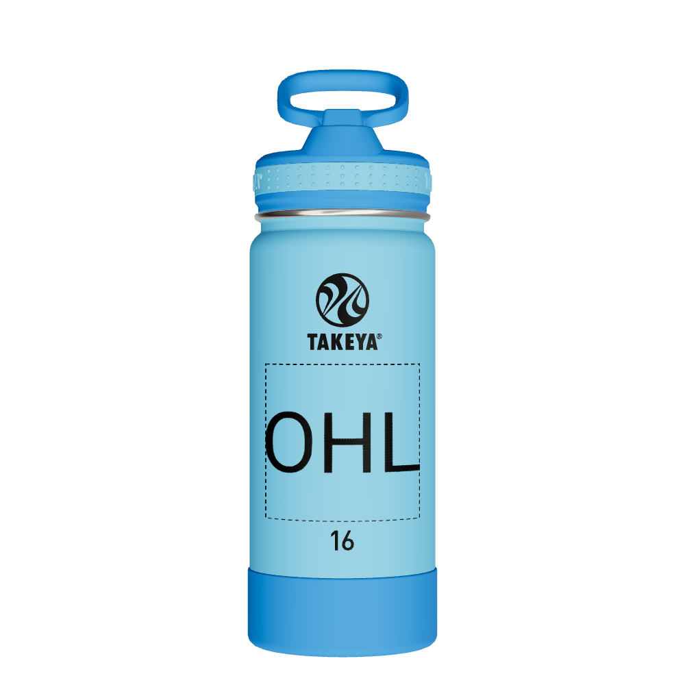 Actives Kids Water Bottle With Straw Lid - customized
