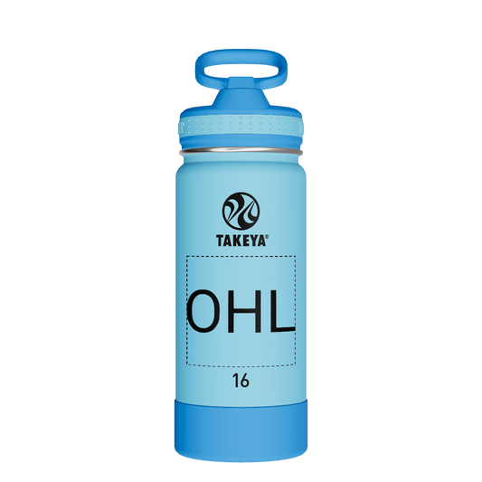 Actives Kids Water Bottle With Straw Lid - customized