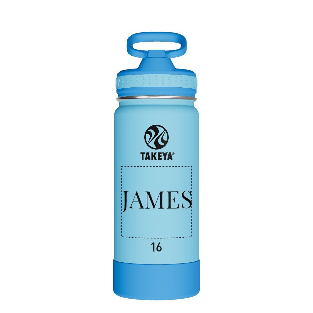 Actives Kids Water Bottle With Straw Lid - customized
