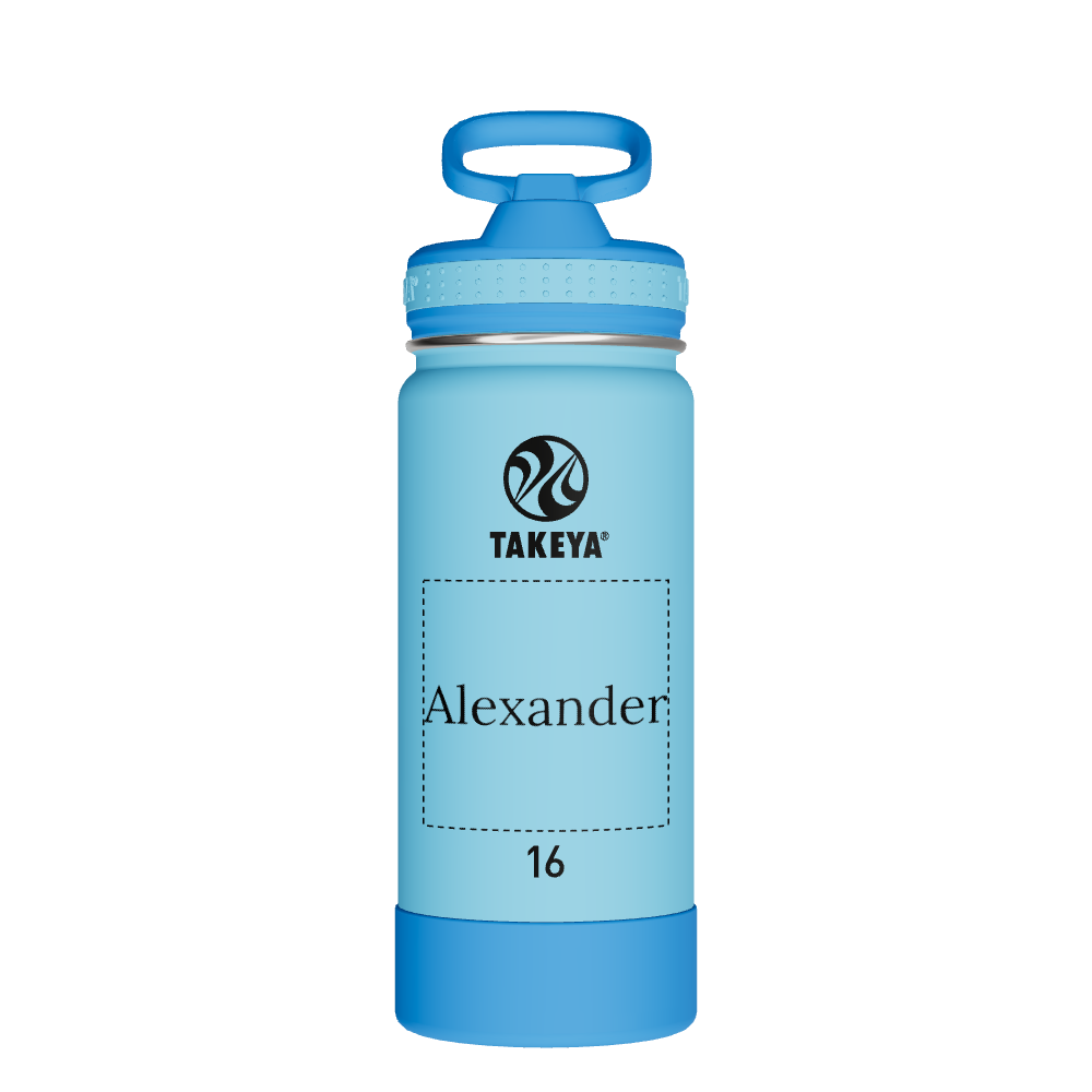 Actives Kids Water Bottle With Straw Lid - customized