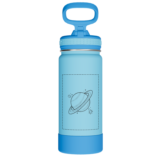 Actives Kids Water Bottle With Straw Lid - customized