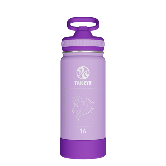 Actives Kids Water Bottle With Straw Lid - customized