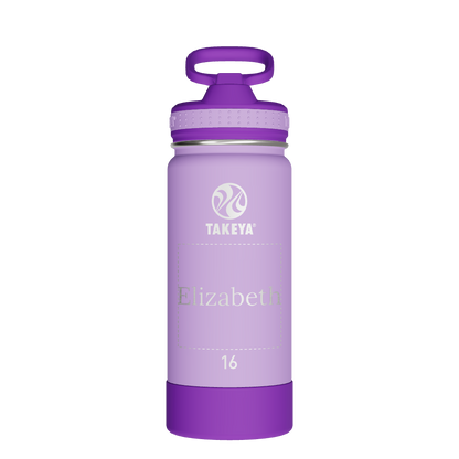 Actives Kids Water Bottle With Straw Lid - customized