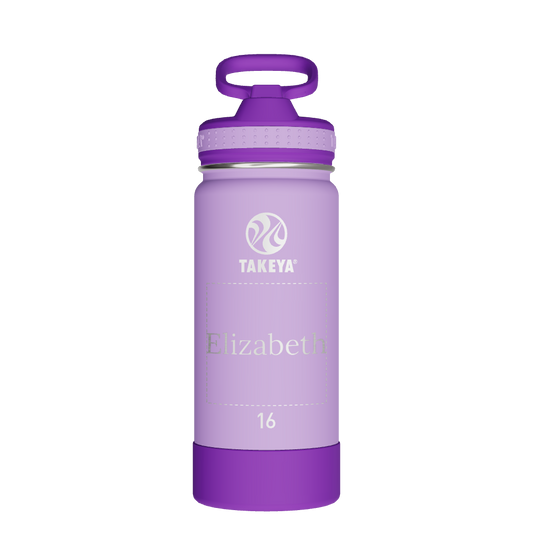 Actives Kids Water Bottle With Straw Lid - customized