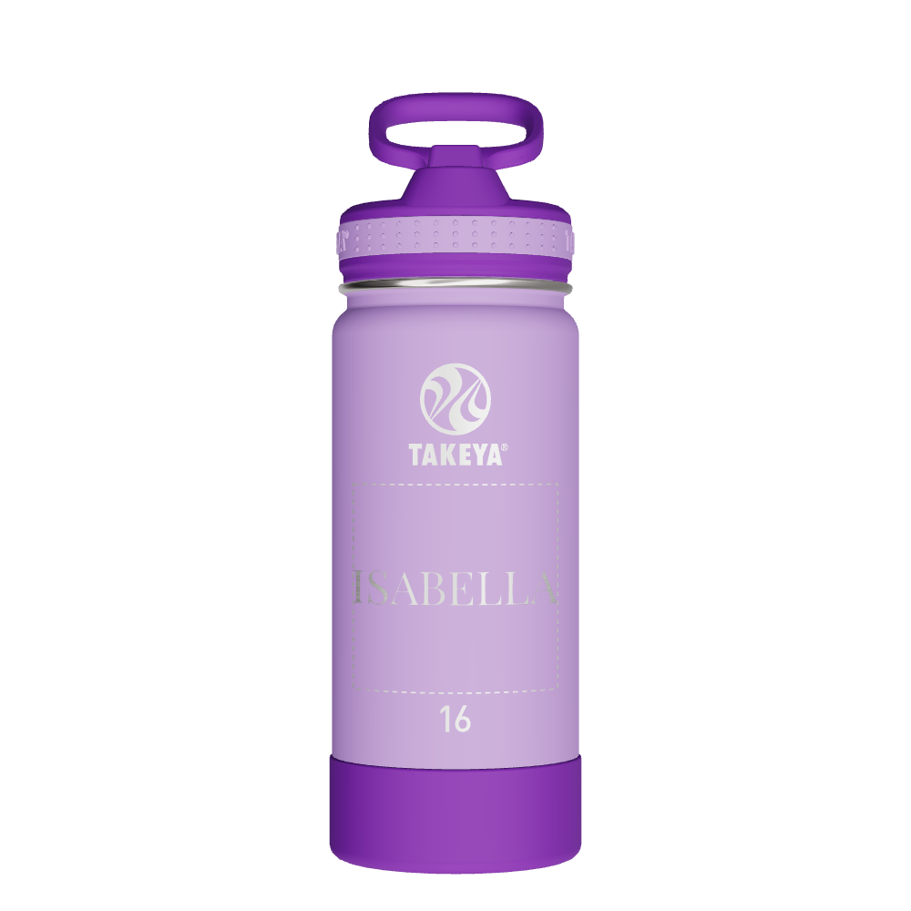 Actives Kids Water Bottle With Straw Lid - customized