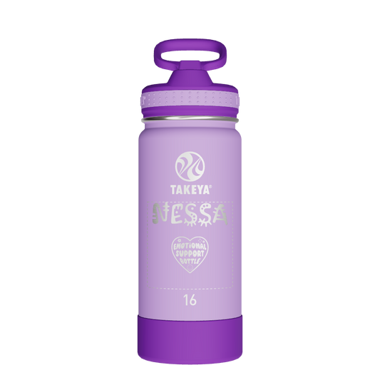 Actives Kids Water Bottle With Straw Lid - customized