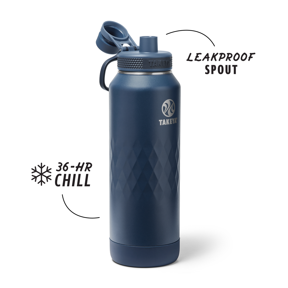 40oz Indigo Spout