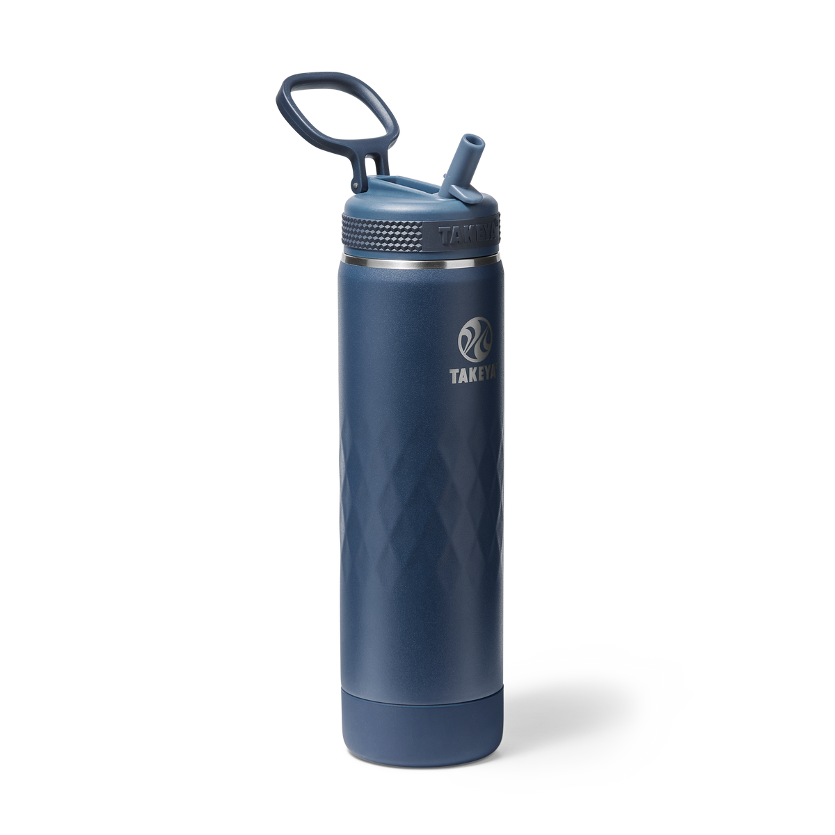 22oz Indigo Straw