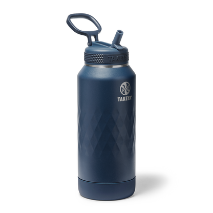 32oz Indigo Straw