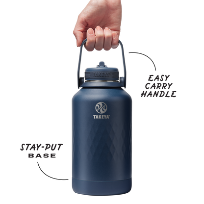 64oz Indigo Straw